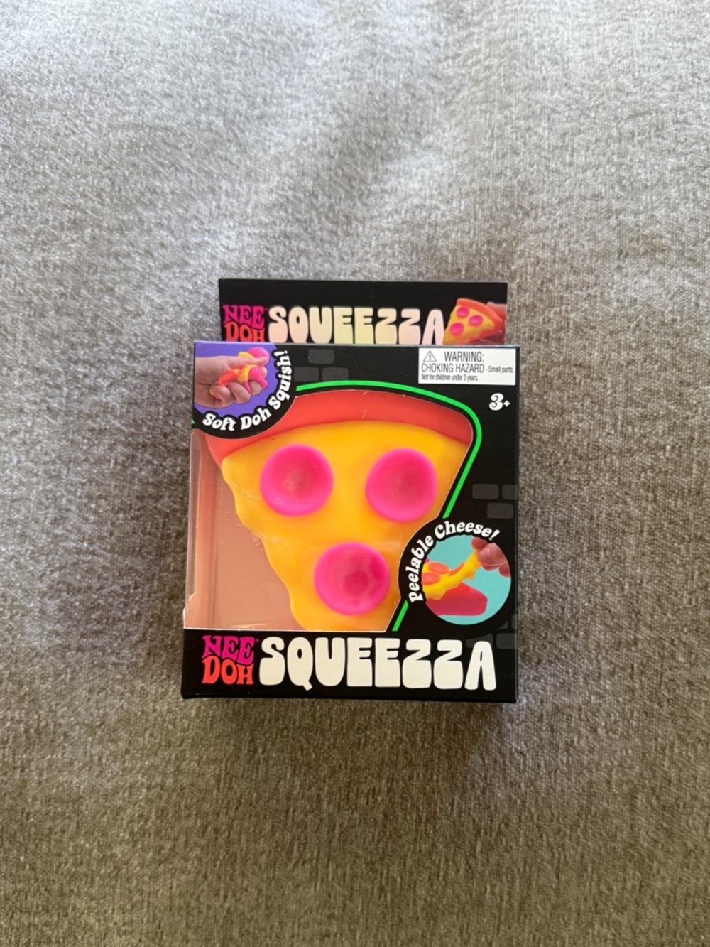 (NEW) NeeDoh Squeezza Pizza 🍕 Yellow Cheese Orange Crust